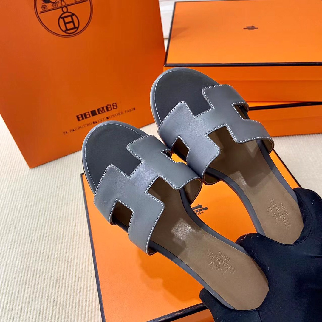 에르메스 올수공 오아시스 슬리퍼 샌들 스위프트 39